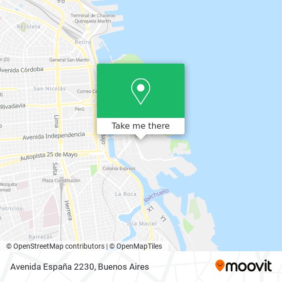 Avenida España 2230 map
