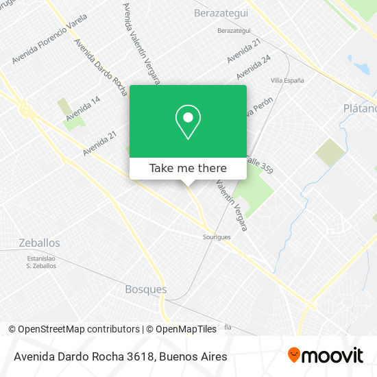 Avenida Dardo Rocha 3618 map