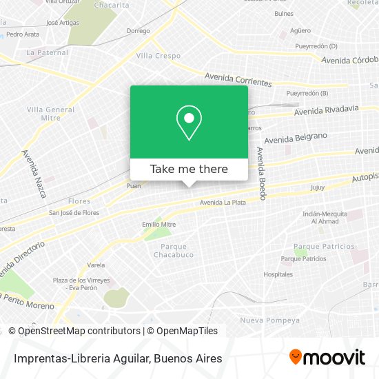 Imprentas-Libreria Aguilar map