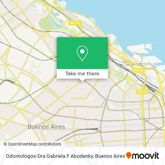 Mapa de Odontologos-Dra Gabriela F Abodenky