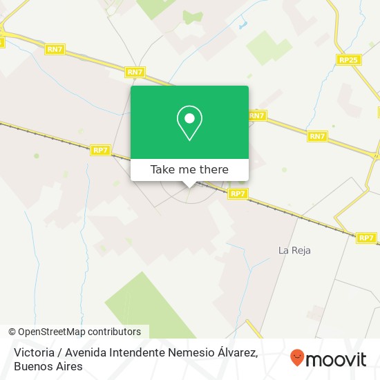 Mapa de Victoria / Avenida Intendente Nemesio Álvarez