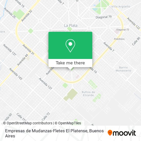 Mapa de Empresas de Mudanzas-Fletes El Platense