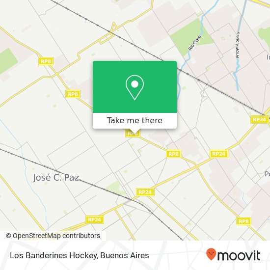 Los Banderines Hockey map