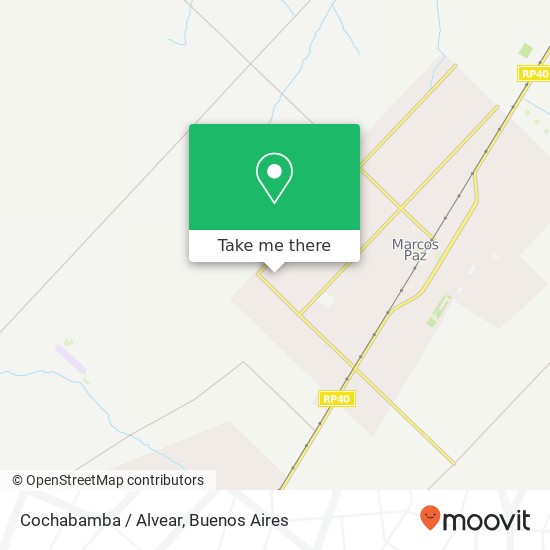 Cochabamba / Alvear map