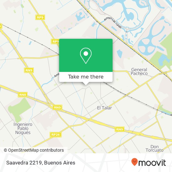 Saavedra 2219 map