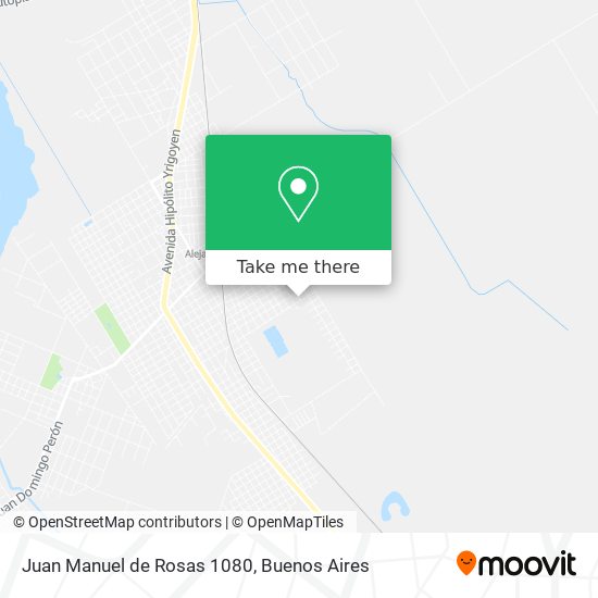 Juan Manuel de Rosas 1080 map