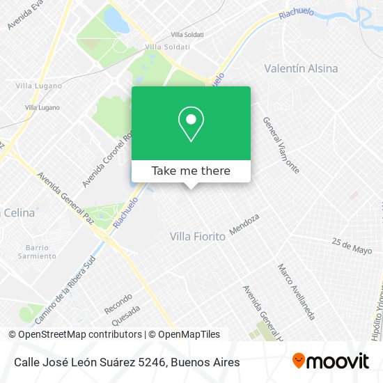 Mapa de Calle José León Suárez 5246
