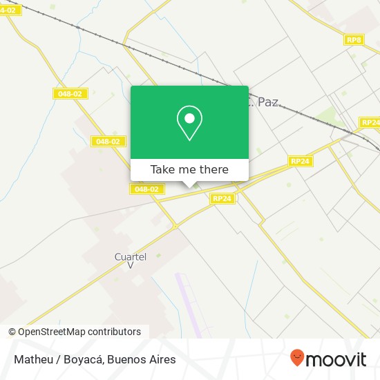 Matheu / Boyacá map