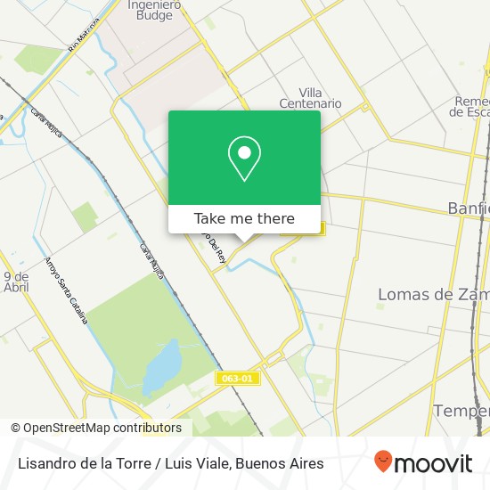 Mapa de Lisandro de la Torre / Luis Viale