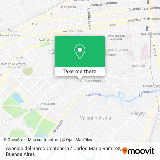 Avenida del Barco Centenera / Carlos María Ramírez map