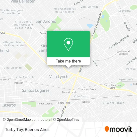 Turby Toy map