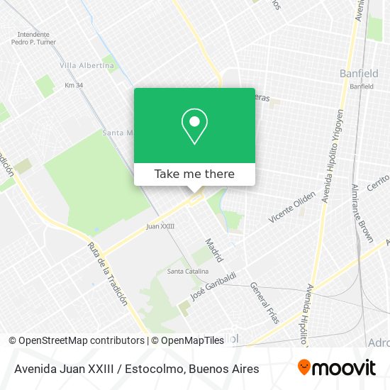Avenida Juan XXIII / Estocolmo map