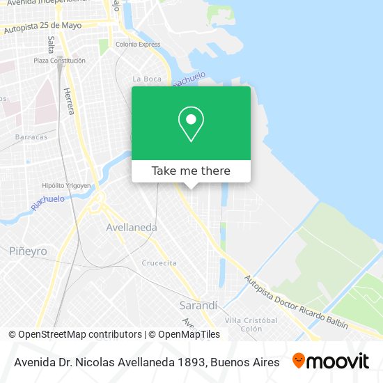 Avenida Dr. Nicolas Avellaneda 1893 map