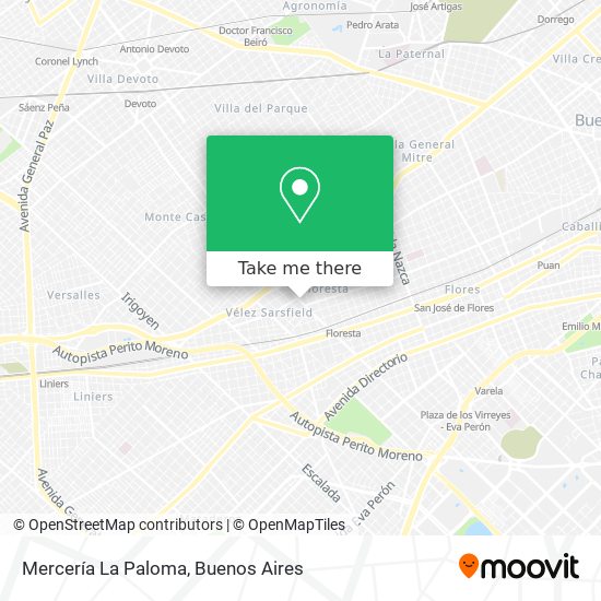 Mercería La Paloma map