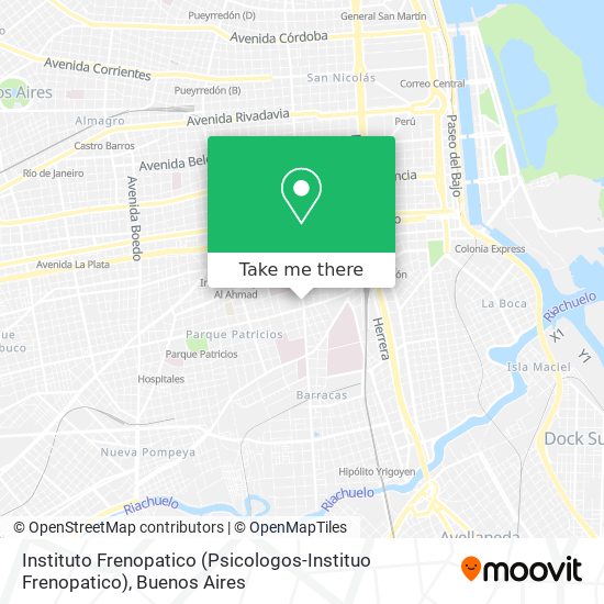 Instituto Frenopatico (Psicologos-Instituo Frenopatico) map