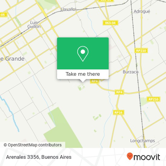 Mapa de Arenales 3356