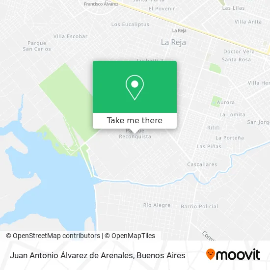 Mapa de Juan Antonio Álvarez de Arenales