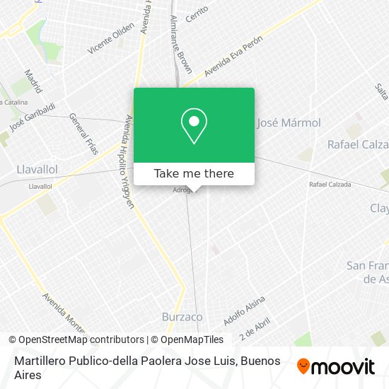 Martillero Publico-della Paolera Jose Luis map