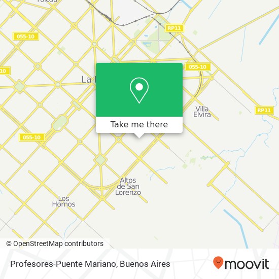 Profesores-Puente Mariano map