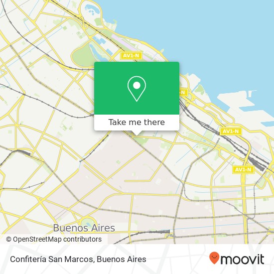 Confitería San Marcos map