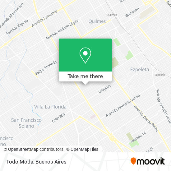 Mapa de Todo Moda