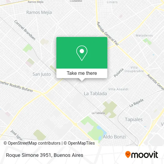 Mapa de Roque Simone 3951