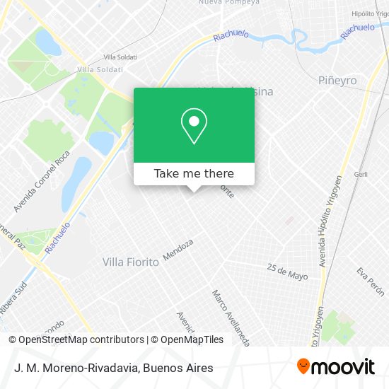 J. M. Moreno-Rivadavia map