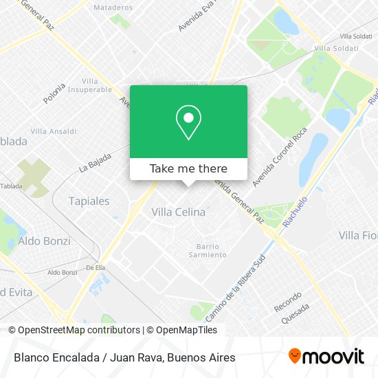 Blanco Encalada / Juan Rava map