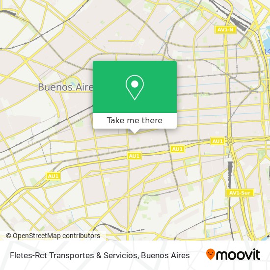 Fletes-Rct Transportes & Servicios map