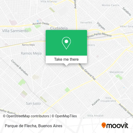 Parque de Flecha map