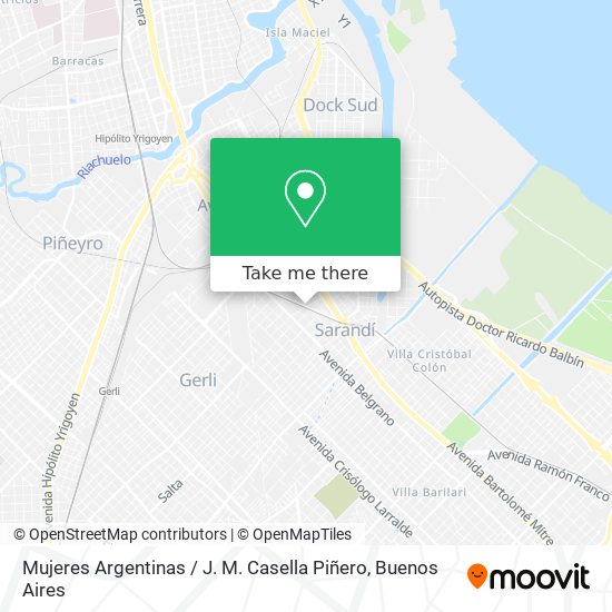 Mujeres Argentinas / J. M. Casella Piñero map