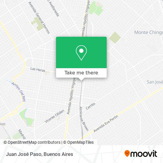 Mapa de Juan José Paso