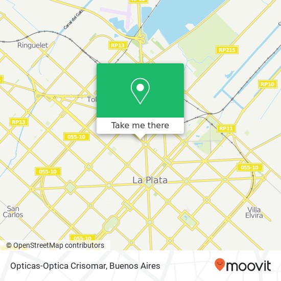 Opticas-Optica Crisomar map