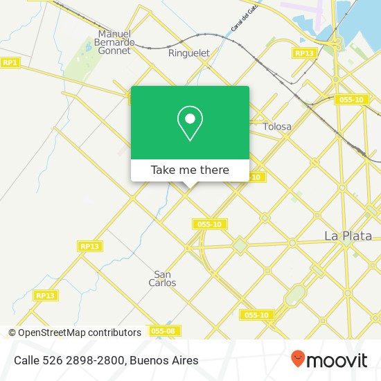 Calle 526 2898-2800 map