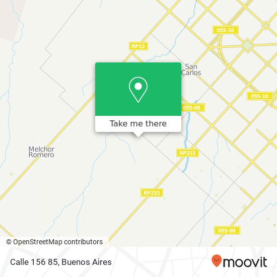 Mapa de Calle 156 85