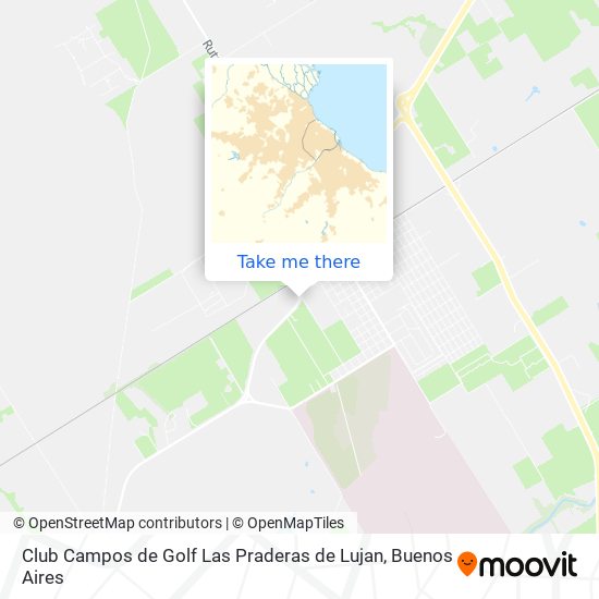 Club Campos de Golf Las Praderas de Lujan map