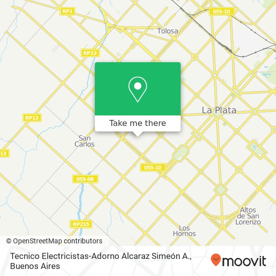 Tecnico Electricistas-Adorno Alcaraz Simeón A. map