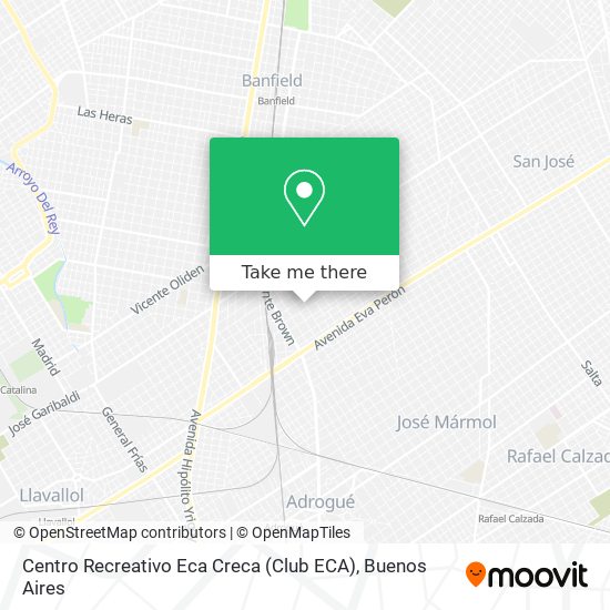 Centro Recreativo Eca Creca (Club ECA) map