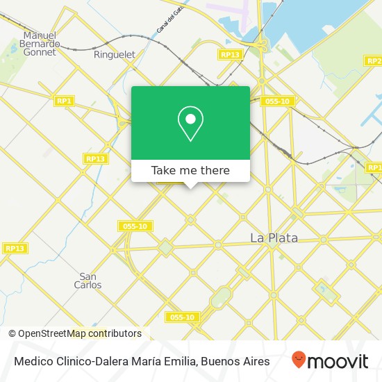 Medico Clinico-Dalera María Emilia map