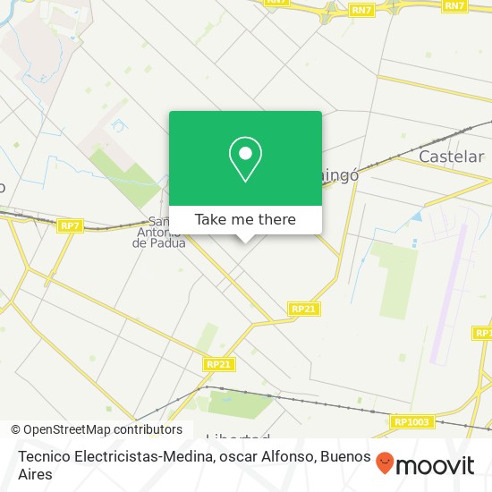 Tecnico Electricistas-Medina, oscar Alfonso map