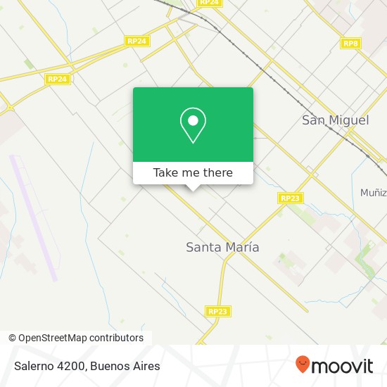 Salerno 4200 map