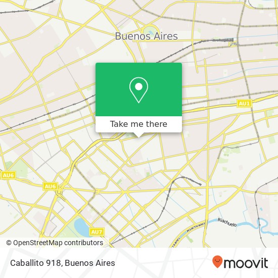 Caballito 918 map