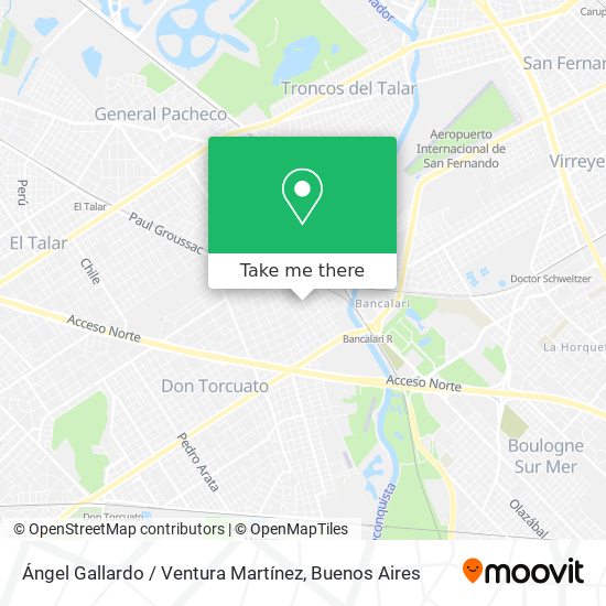 Ángel Gallardo / Ventura Martínez map