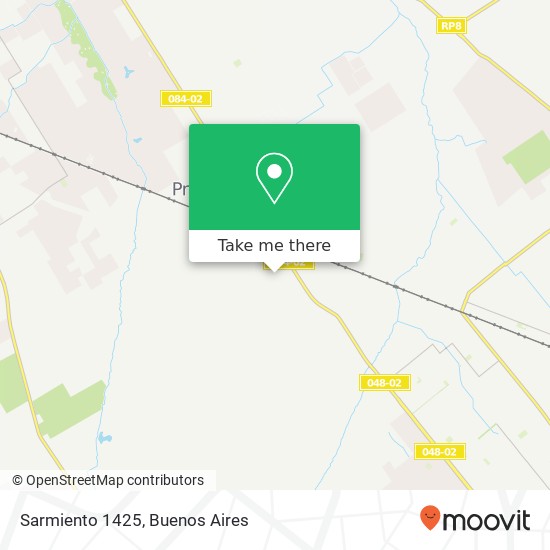 Sarmiento 1425 map