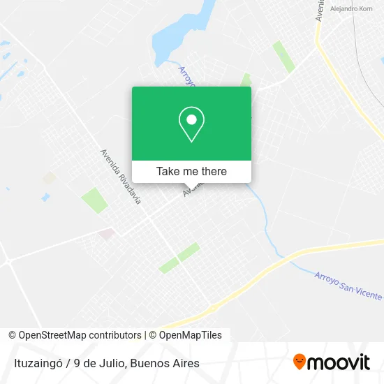 Mapa de Ituzaingó / 9 de Julio