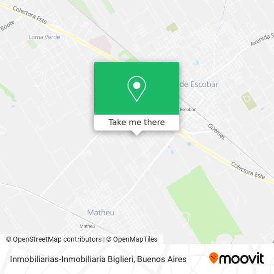 Mapa de Inmobiliarias-Inmobiliaria Biglieri