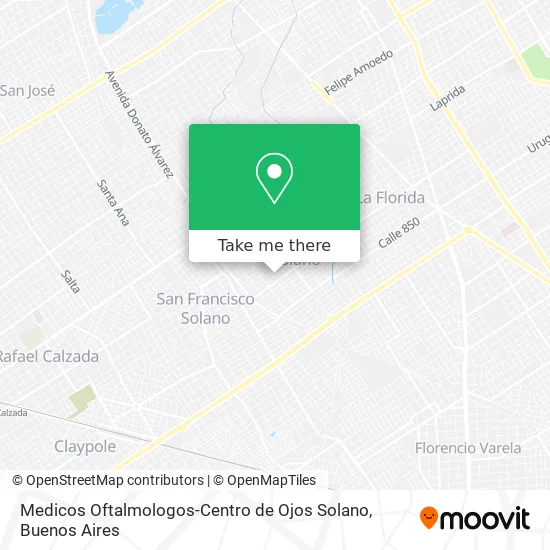Mapa de Medicos Oftalmologos-Centro de Ojos Solano