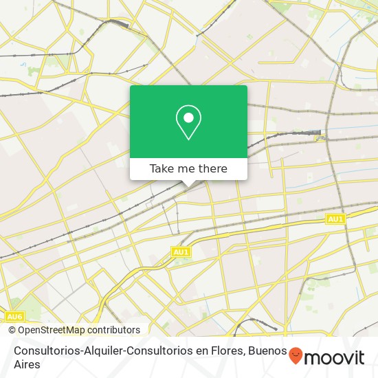 Mapa de Consultorios-Alquiler-Consultorios en Flores