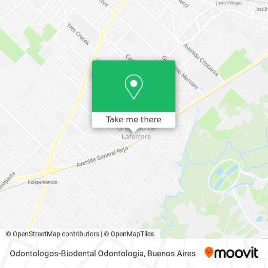 Mapa de Odontologos-Biodental Odontologia