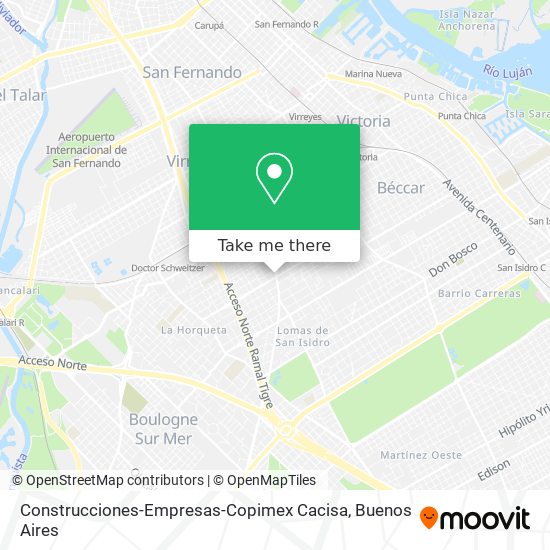 Construcciones-Empresas-Copimex Cacisa map